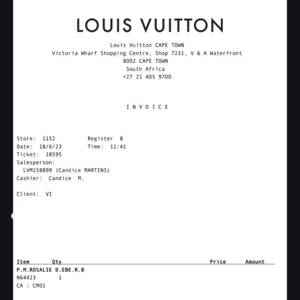 Louis Vuitton Brown Checkered Rosalie Wallet - Picture 4 of 10